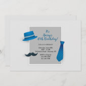 Invitation d'Anniversaire Guy (Devant / Derrière)