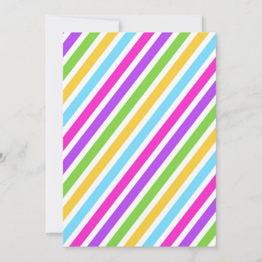 Invitation d'anniversaire Gymnaste (Dos)