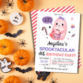 Invitation d'anniversaire Halloween 4 ans de la fi