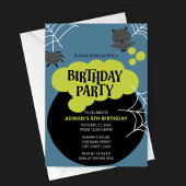 Invitation d'anniversaire Halloween Chaudron de So