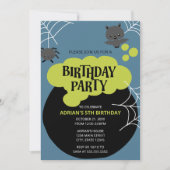 Invitation d'anniversaire Halloween Chaudron de So (Devant)