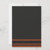 Invitation d'anniversaire Halloween costume pour e (Dos)