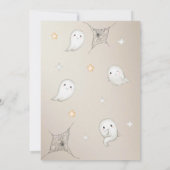 Invitation d'anniversaire Halloween effrayante (Dos)