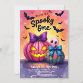 Invitation d'anniversaire Halloween Spooky One (Devant)