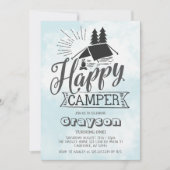 Invitation d'anniversaire Happy Camper (Devant)