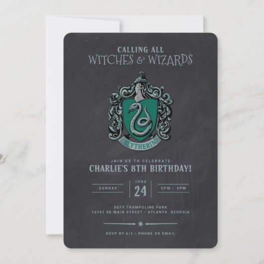 Invitation d'anniversaire Harry Potter | Tableau S (Devant)
