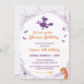 Invitation d'anniversaire Hocus Pocus (Devant)