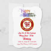 Invitation d'anniversaire HOJ (Devant)