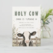 Invitation d'anniversaire Holy Cow (Debout devant)