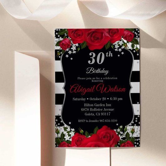 Invitation d'anniversaire, Invitation à une fête d