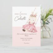 Invitation d'anniversaire | Invitation au baptême (Debout devant)