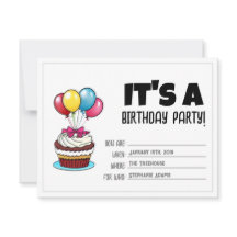 Invitation d'anniversaire | Invitation personnalis