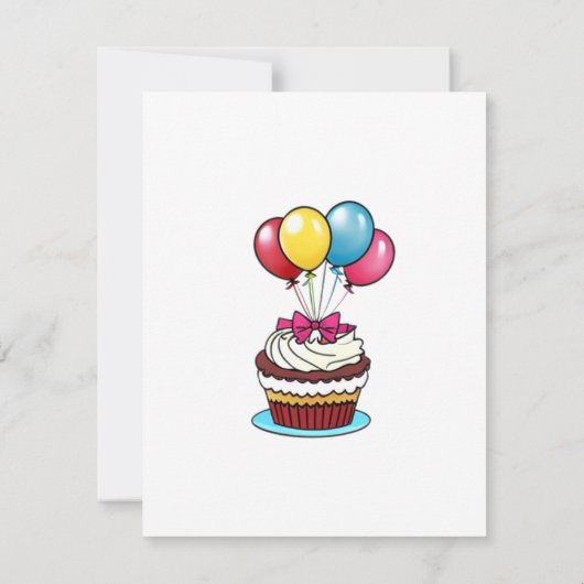 Invitation d'anniversaire | Invitation personnalis (Dos)