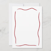 Invitation d'anniversaire japonaise pour une soiré (Dos)