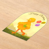 Invitation d'anniversaire Joyeux Grand Oiseau (Poser)