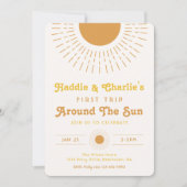 Invitation d'anniversaire jumeaux | Invitation co- (Devant)