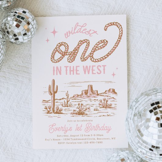 Invitation d'anniversaire la plus sauvage de l'Oue