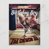 Invitation d'anniversaire : la poule déjantée dans (Devant)