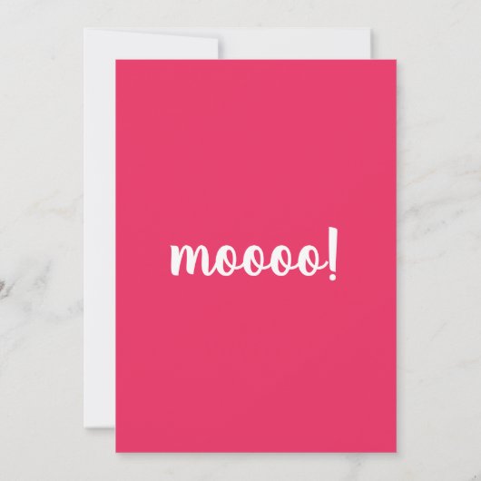 Invitation d'anniversaire La Vaca Lola (Dos)