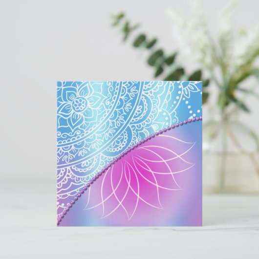 Invitation d'anniversaire Lace & Pearl (Debout devant)