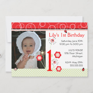 Invitation d'anniversaire - Ladybug