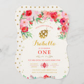 Invitation d'anniversaire LadyBug (Devant / Derrière)