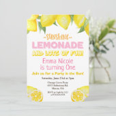 Invitation d'anniversaire Lemon Lemonade TOUT ÂGE (Debout devant)