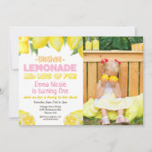 Invitation d'anniversaire Lemon Lemonade TOUT ÂGE (Devant)