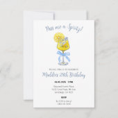 Invitation d'anniversaire Lemon Spritz (Devant)