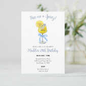 Invitation d'anniversaire Lemon Spritz (Debout devant)