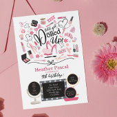 Invitation d'anniversaire Let's Get Dolled Up