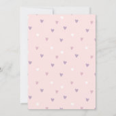 Invitation d'anniversaire Licorne (Dos)