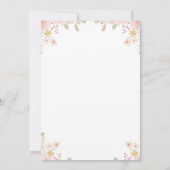 Invitation d'anniversaire Licorne pour Filles (Dos)