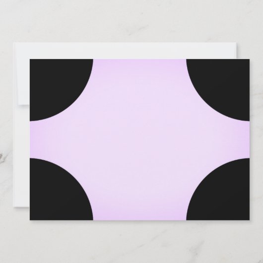 Invitation d'anniversaire Lilac Moderne (Dos)