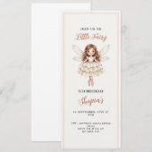 Invitation d'anniversaire Little Fairy Dream (Devant / Derrière)