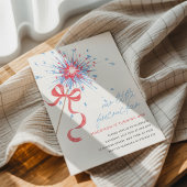 Invitation d'anniversaire Little Firecracker 4 jui
