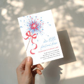 Invitation d'anniversaire Little Firecracker 4 jui