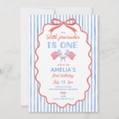 Invitation d'anniversaire Little Firecracker 4 jui (Devant)
