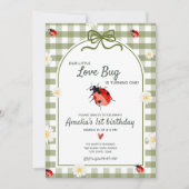 Invitation d'anniversaire Little Love Bug (Devant)