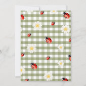 Invitation d'anniversaire Little Love Bug (Dos)