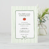 Invitation d'anniversaire Little Tomato (Debout devant)
