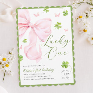 Invitation d'anniversaire Lucky One Arc-en-ciel ro