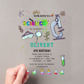 Invitation d'anniversaire Mad Science Party (In situ (ordinateur de poche))