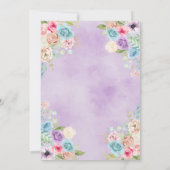 Invitation d'anniversaire magique (Dos)