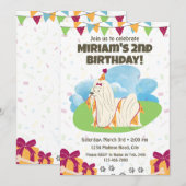 Invitation d'anniversaire maltaise (Devant / Derrière)