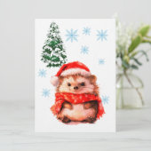 Invitation d'anniversaire mignonne pour animaux de (Debout devant)