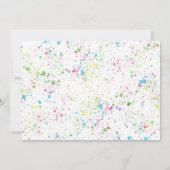 Invitation d'anniversaire Mignons Popsicles Sauten (Dos)