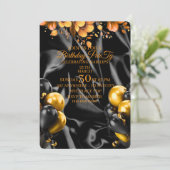 Invitation d'anniversaire minimaliste 23 ans – Num (Debout devant)