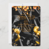 Invitation d'anniversaire minimaliste 23 ans – Num (Devant)