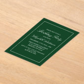 Invitation d'anniversaire minimaliste classique (Poser)
